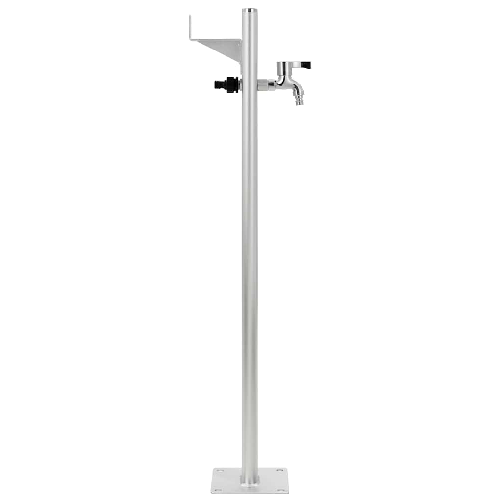 vidaXL Water Column | Silver | Aluminium, Chromed brass, Plastic | Standard 2