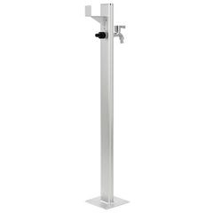 vidaXL Water Column | Silver | Aluminium, Chromed brass, Plastic | Standard 4