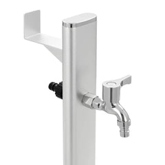vidaXL Water Column | Silver | Aluminium, Chromed brass, Plastic | Standard 5