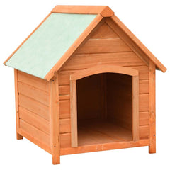 170639 vidaXL Dog House Solid Pine & Fir Wood 72x85x82 cm 1