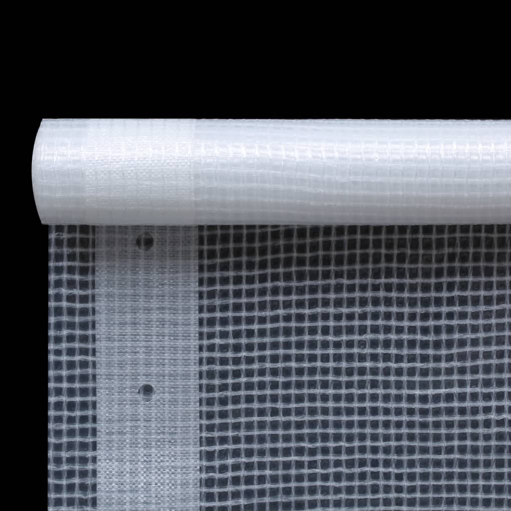 45555 vidaXL Leno Tarpaulin 260 g/m² 3x6 m White 4