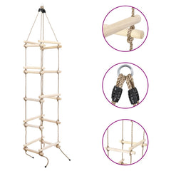 vidaXL Kids Rope Ladder 200 cm Wood 1
