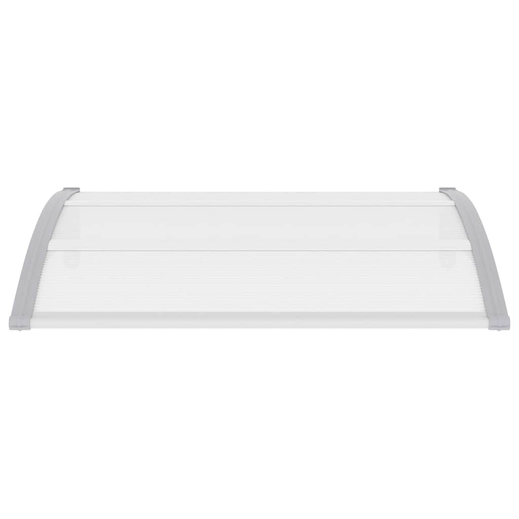 vidaXL Door Canopy Grey 120x100 cm PC 4