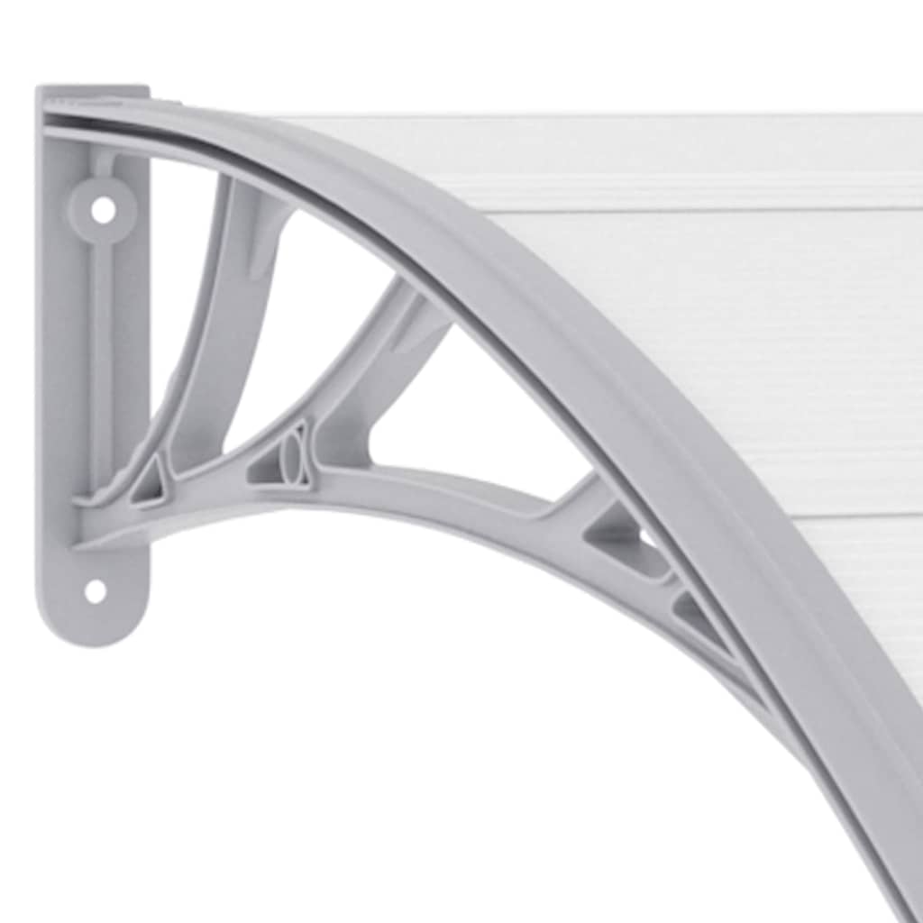vidaXL Door Canopy Grey 120x100 cm PC 6
