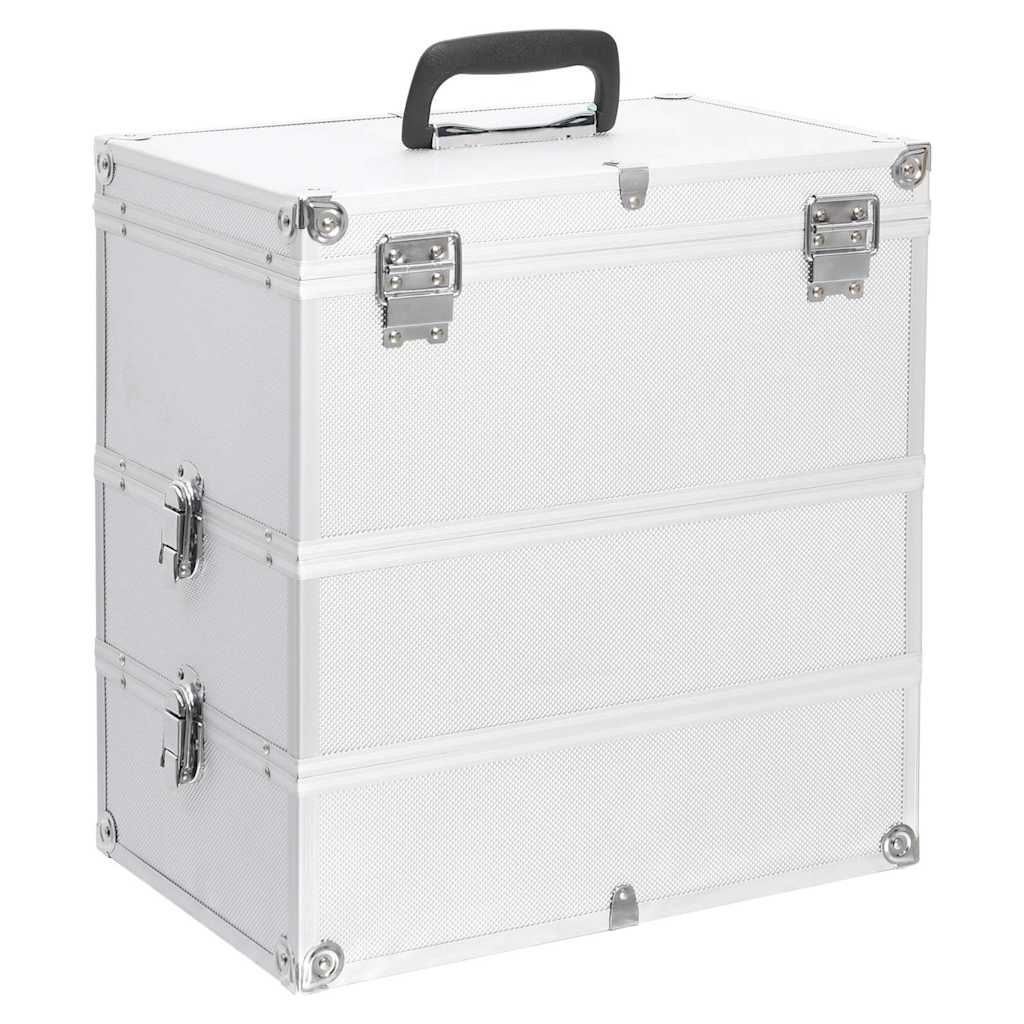 Make-up Case 37x24x40 cm Aluminium Silver