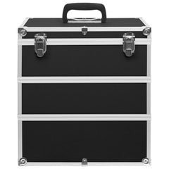 Make-up Case 37x24x40 cm Aluminium Black