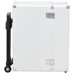 vidaXL Pilot Trolley 47x39x27 cm Silver Aluminium 4