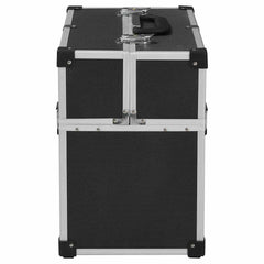 vidaXL Tool Case 38x22.5x34 cm Black Aluminum 5