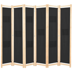 vidaXL 5-Panel Room Divider 200x170x4 cm Fabric