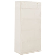 Wardrobe 79x40x170 cm Fabric White