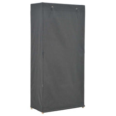 Wardrobe 79x40x170 cm Fabric Grey