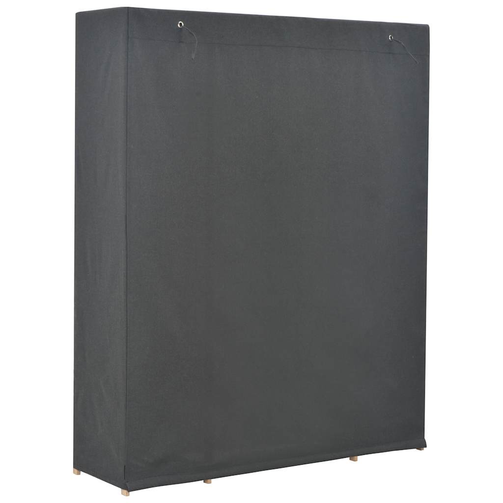 Wardrobe 135x40x170 cm Fabric Grey