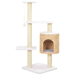 170733 vidaXL Cat Tree with Sisal Scratching Post Seagrass 1