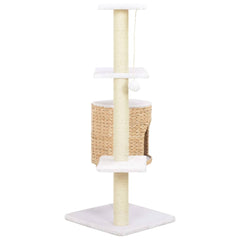 170733 vidaXL Cat Tree with Sisal Scratching Post Seagrass 3