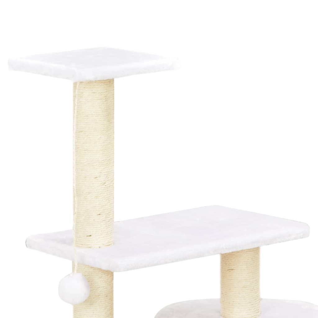 170733 vidaXL Cat Tree with Sisal Scratching Post Seagrass 4