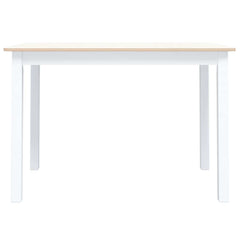 vidaXL Dining Table | White and Brown 3