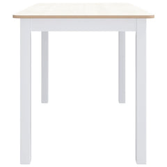 vidaXL Dining Table | White and Brown 4
