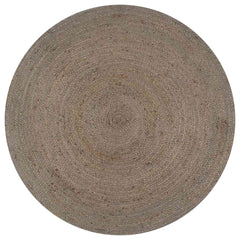 vidaXL Area Rug | Grey | Braided Jute | 150 cm Diameter | Durable | Area Rug 1