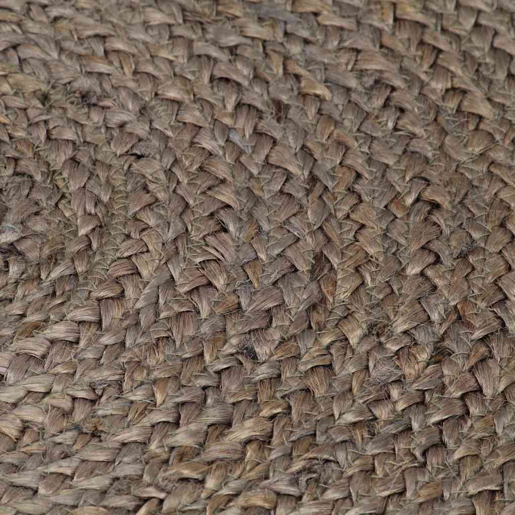 vidaXL Area Rug | Grey | Braided Jute | 150 cm Diameter | Durable | Area Rug 4