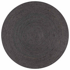 vidaXL Area Rug | Dark grey | Jute | 150 cm Diameter |  Durable  | Area Rug 1