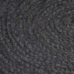 vidaXL Area Rug | Dark grey | Jute | 150 cm Diameter |  Durable  | Area Rug 4