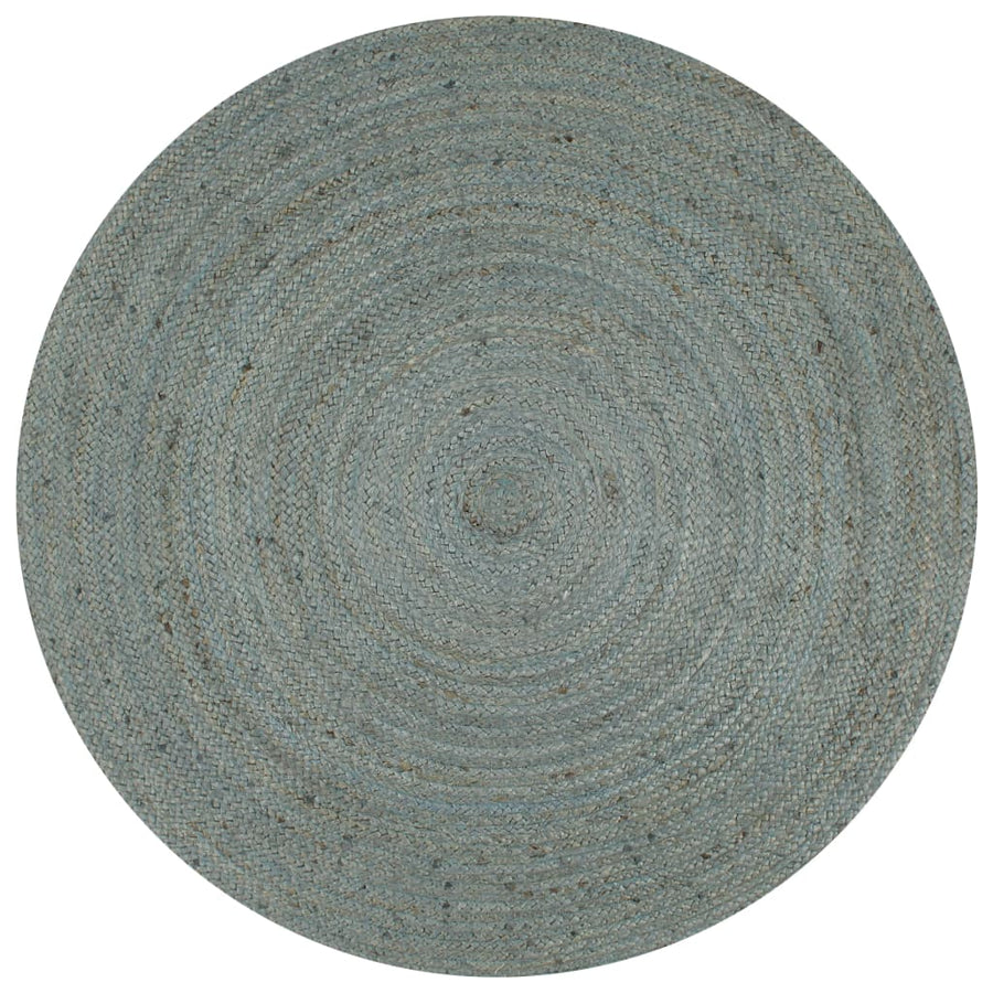 vidaXL Area Rug | Olive Green | Jute | 150 cm diameter | Durable | Area Rug 1