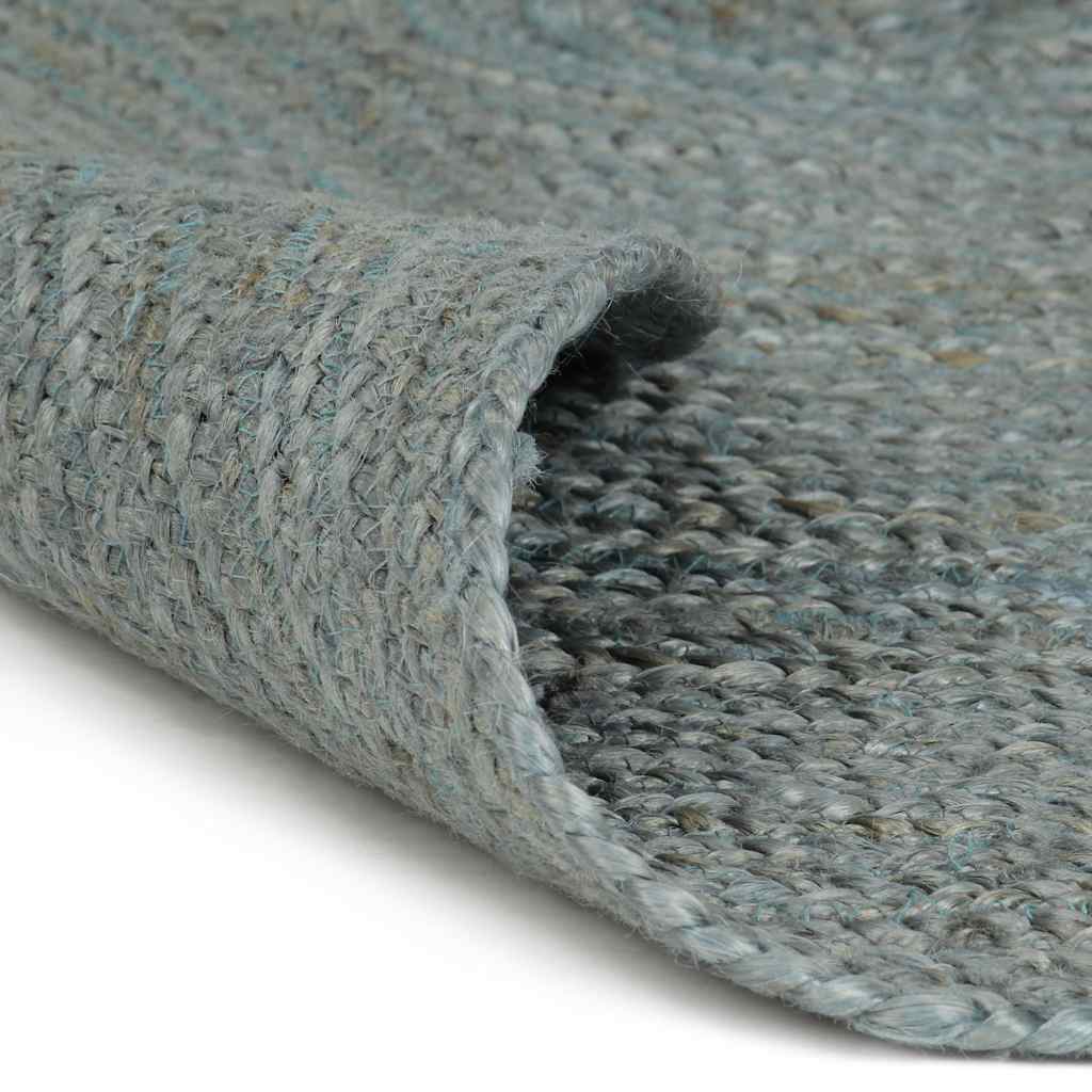 vidaXL Area Rug | Olive Green | Jute | 150 cm diameter | Durable | Area Rug 2