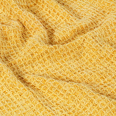 vidaXL Throw | Mustard Yellow | 100% Cotton | 160 x 210 cm | Throw | Rectangular 5