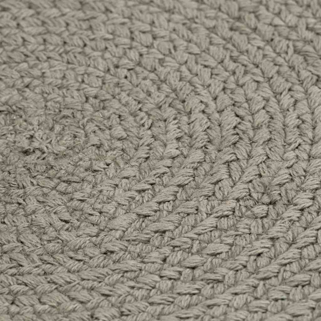 vidaXL Placemat | Set of 6 | Plain Grey | 100% Cotton | 38 cm diameter 4