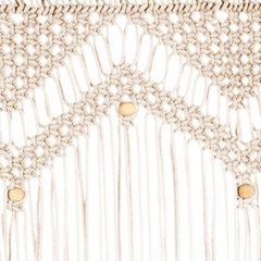 Macrame Curtain 140x240 cm Cotton Cream