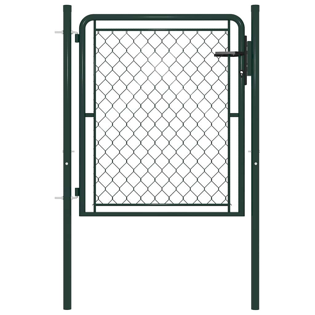 Garden Gate Steel Green 100 cm 75 cm