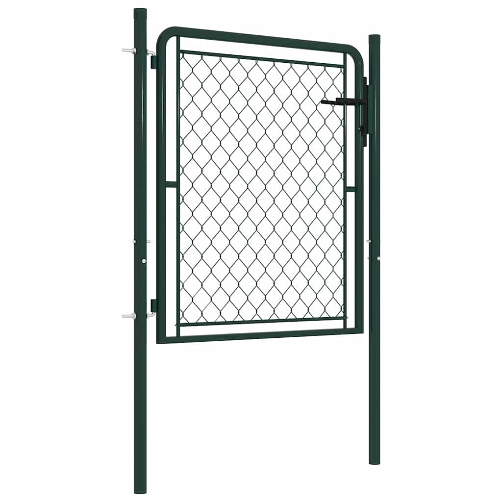 Garden Gate Steel Green 100 cm 75 cm