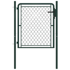 Garden Gate Steel Green 100 cm 100 cm