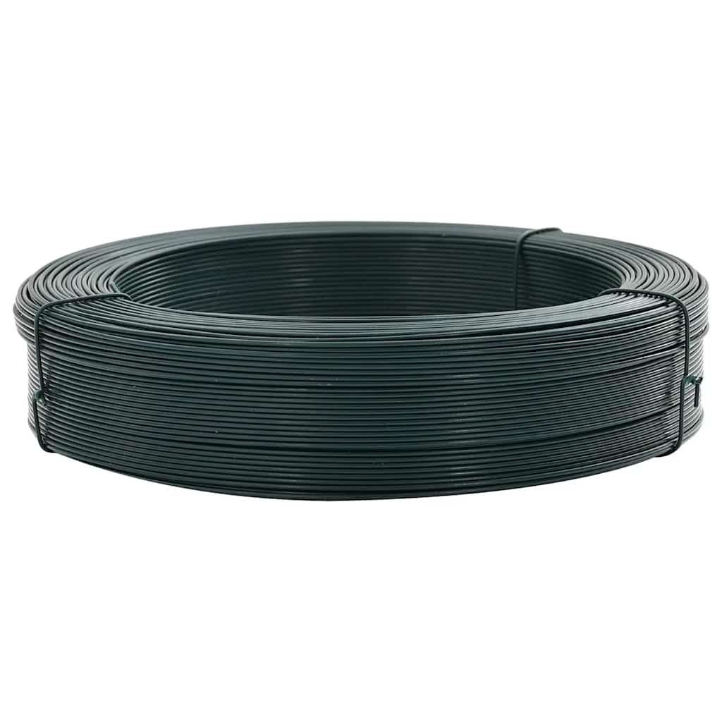 vidaXL Fence Binding Wire 250 m 2.3/3.8 mm Steel Blackish Green 3