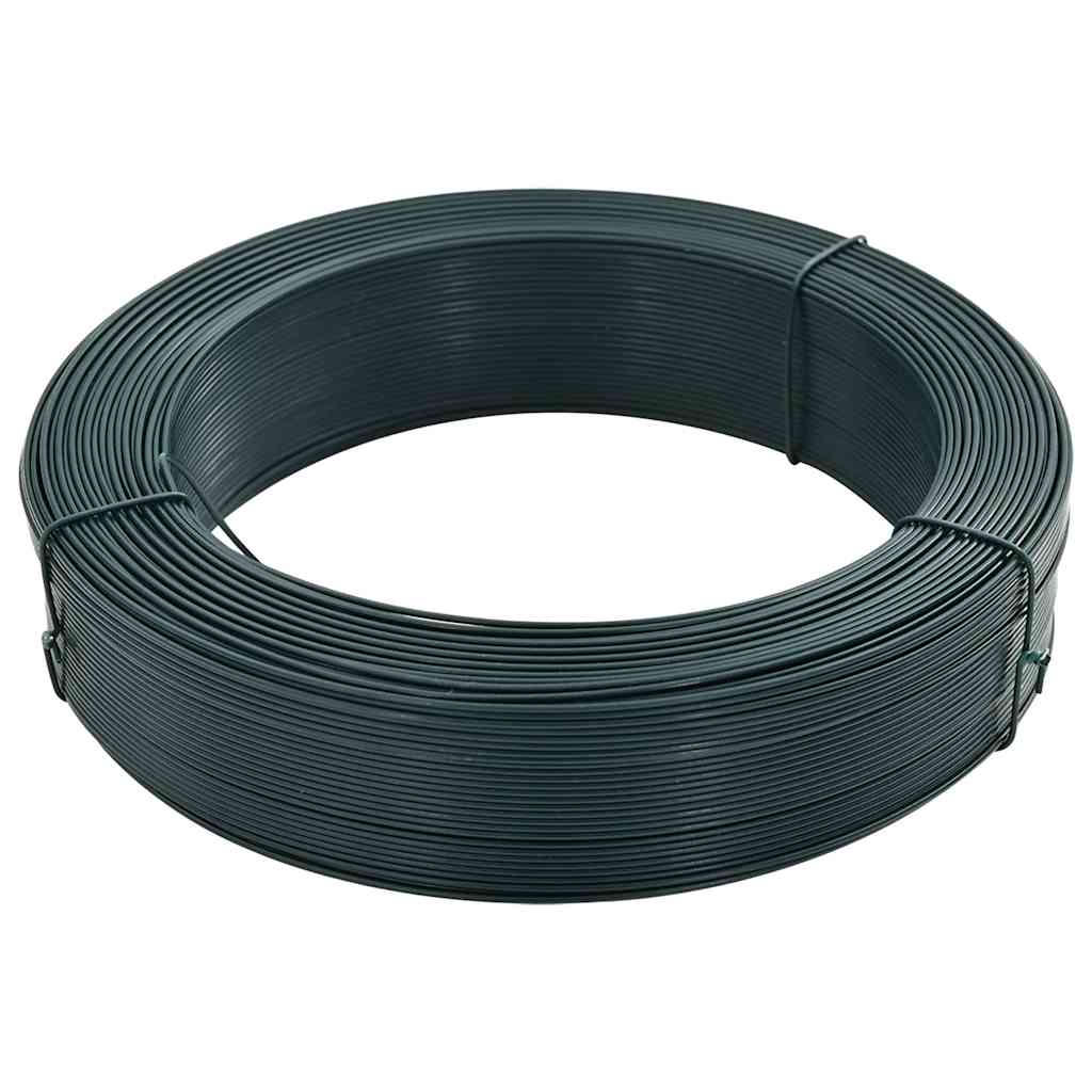 vidaXL Fence Binding Wire 250 m 2.3/3.8 mm Steel Blackish Green 4