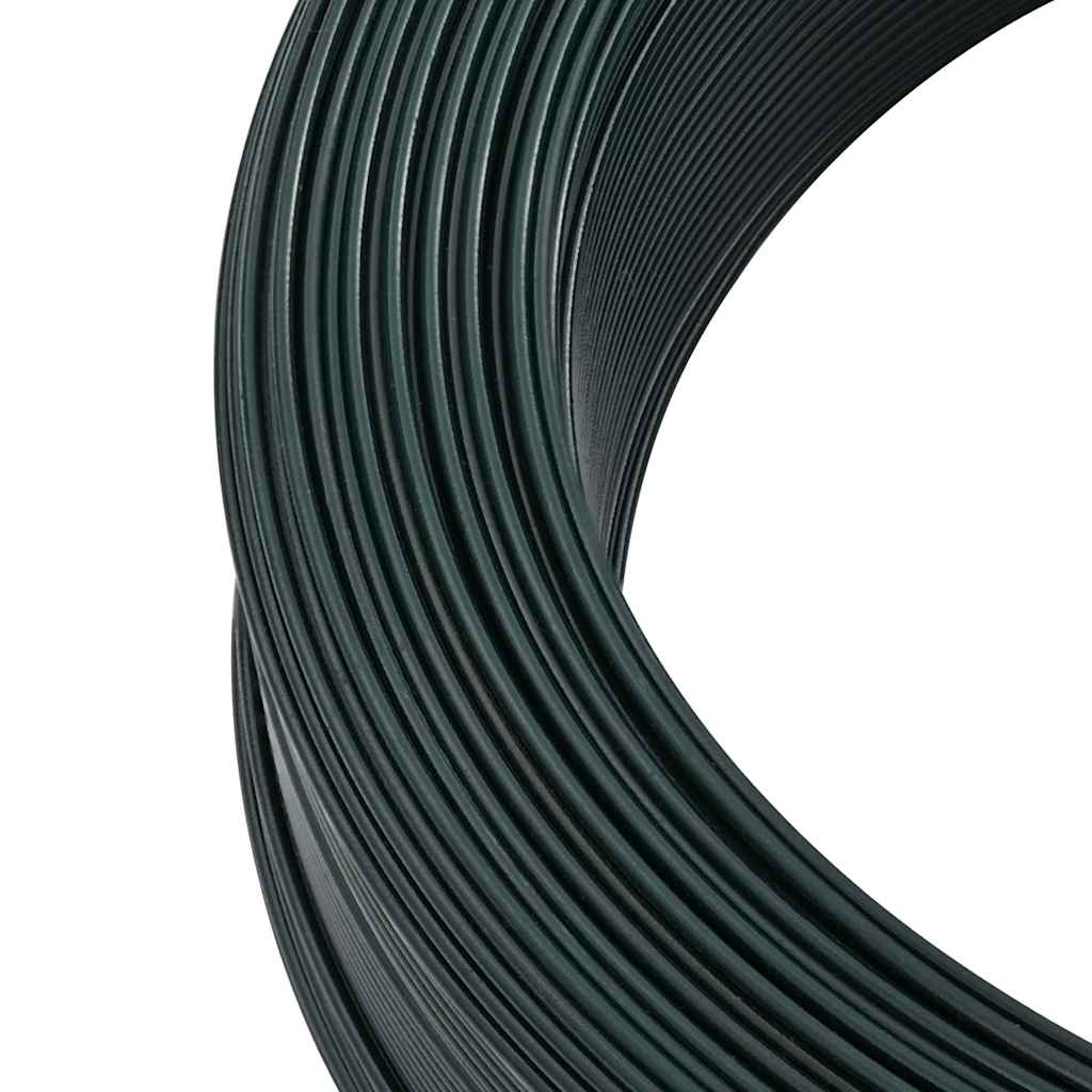 vidaXL Fence Binding Wire 250 m 2.3/3.8 mm Steel Blackish Green 5