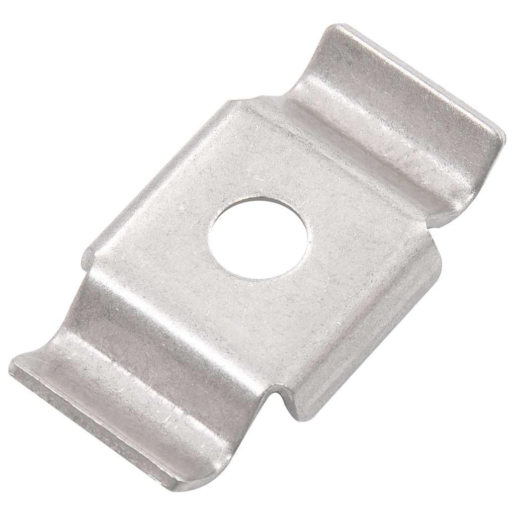 vidaXL Butterfly Fence Clips 50 pcs Stainless Steel 2