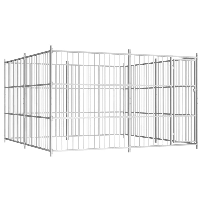 Outdoor Dog Kennel 300x300x185 cm