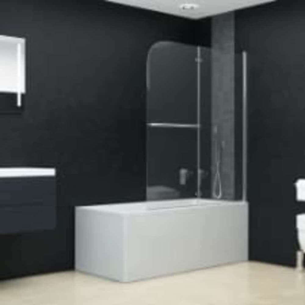 Shower Enclosure Transparent silver