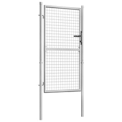Garden Gate Galvanised Steel Silver 105 cm 150 cm