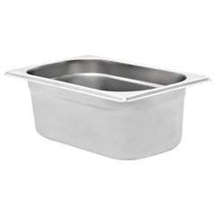 Gastronorm Containers 8 pcs GN 1/4 65 mm Stainless Steel 265 x 162 x 100 mm