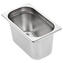 vidaXL Gastronorm Containers 4 pcs GN 1/4 150 mm Stainless Steel 4