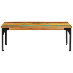 Coffee Table 100x60x35 cm 60 cm Solid reclaimed wood