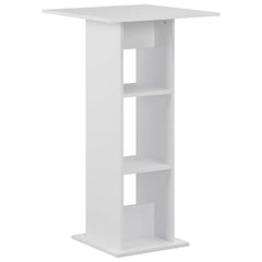 vidaXL Bar Table | White | Engineered Wood | 60x60x110 cm | Bar Table | Square 1