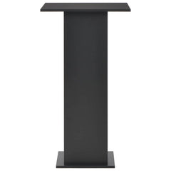 vidaXL Bar Table | Black | Engineered wood | Tall | Sleek | Bar Table | Square 3
