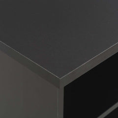 vidaXL Bar Table | Black | Engineered wood | Tall | Sleek | Bar Table | Square 4