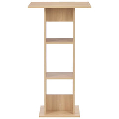 vidaXL Bar Table | Oak | Engineered Wood | 60 x 60 x 110 cm | Bar Table 2