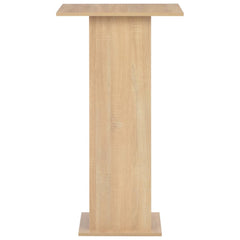 vidaXL Bar Table | Oak | Engineered Wood | 60 x 60 x 110 cm | Bar Table 3