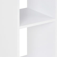 vidaXL Bar Table White and Sonoma Oak 60x60x110 cm 5