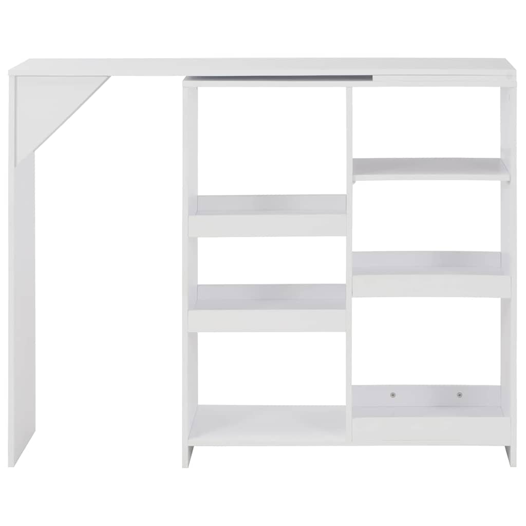 Bar Table with Moveable Shelf